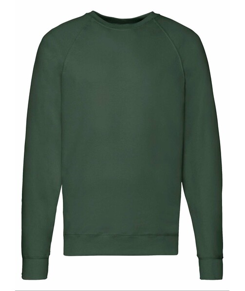 Світшот чоловічий Lightweignt raglan з браком п&#039;ятна/бруд на одягу колір темно-зелений 7