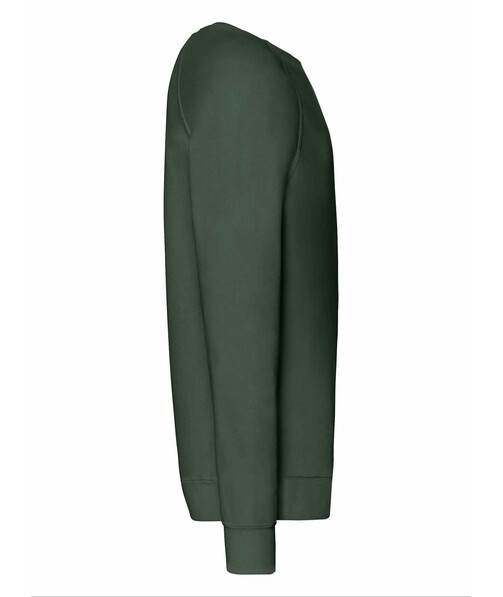 Світшот чоловічий Lightweignt raglan з браком п&#039;ятна/бруд на одягу колір темно-зелений 8