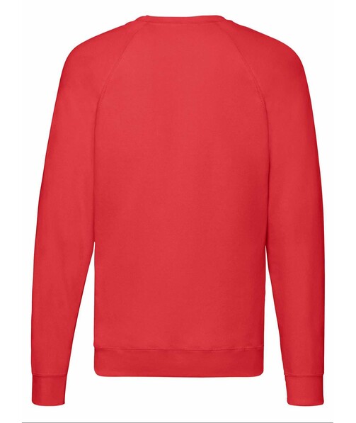 Світшот чоловічий Lightweignt raglan з браком п&#039;ятна/бруд на одягу колір червоний 12