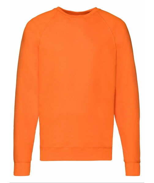 Світшот чоловічий Lightweignt raglan з браком п&#039;ятна/бруд на одягу колір помаранчевий 16