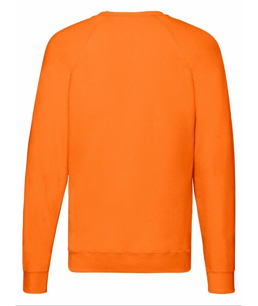 Світшот чоловічий Lightweignt raglan з браком п&#039;ятна/бруд на одягу колір помаранчевий 18