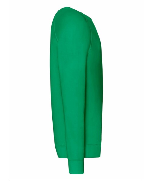 Світшот чоловічий Lightweignt raglan з браком п&#039;ятна/бруд на одягу колір яскраво-зелений 20