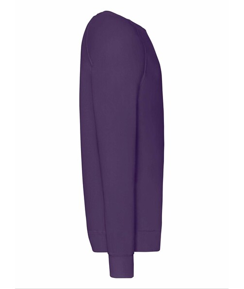 Світшот чоловічий Lightweignt raglan з браком п&#039;ятна/бруд на одягу колір фіолетовий 38
