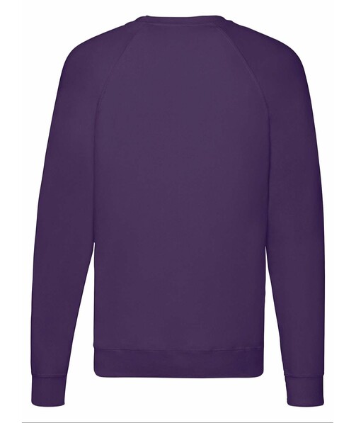 Світшот чоловічий Lightweignt raglan з браком п&#039;ятна/бруд на одягу колір фіолетовий 39