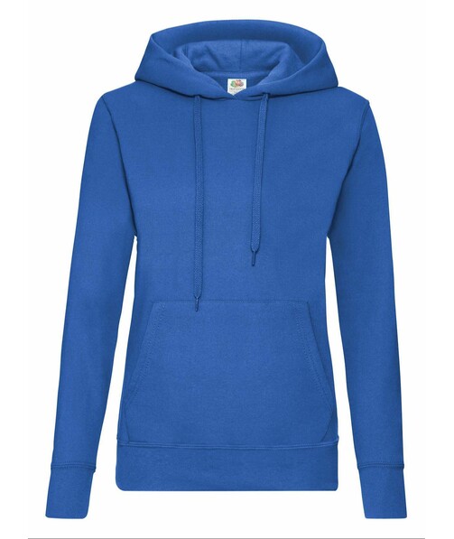 Толстовка жіноча з капюшоном Classic hooded з браком п&#039;ятна/бруд на одязі колір ярко-синій 31