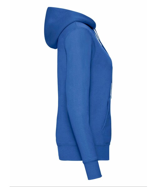 Толстовка женская с капюшоном Classic hooded c браком пятна/грязь на одежде цвет ярко-синий 32
