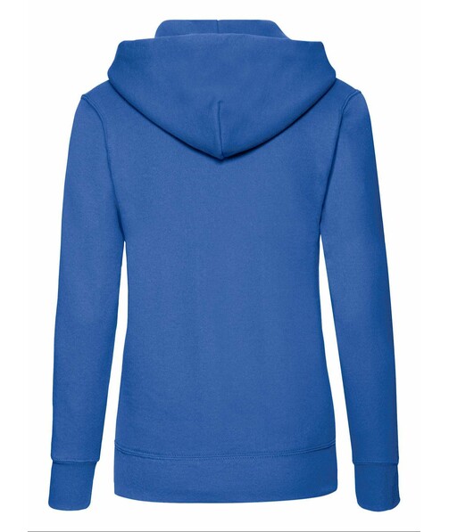 Толстовка женская с капюшоном Classic hooded c браком пятна/грязь на одежде цвет ярко-синий 33