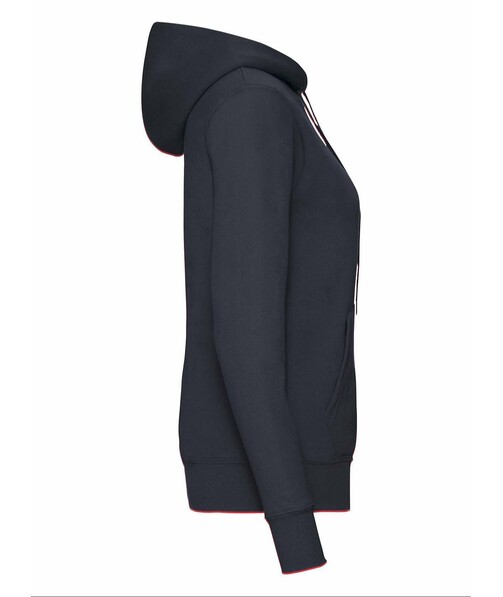 Толстовка жіноча з капюшоном Classic hooded з браком п&#039;ятна/бруд на одязі колір глибокий темно-синій 44