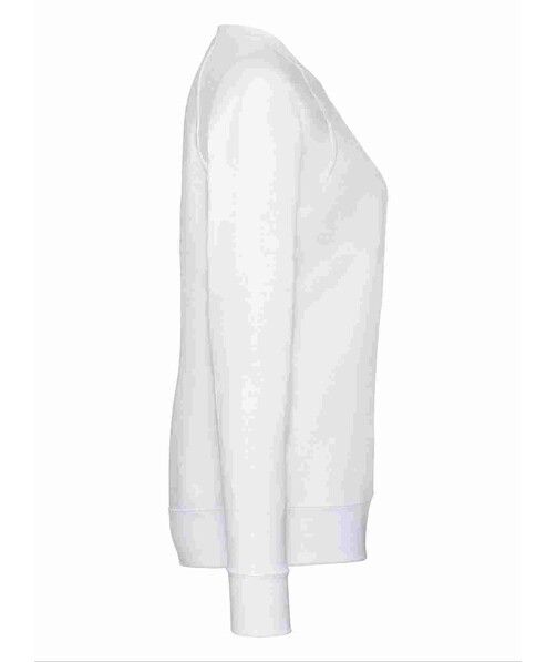 Світшот жіночий Lightweight raglan з браком дирки на одязі колір білий 2