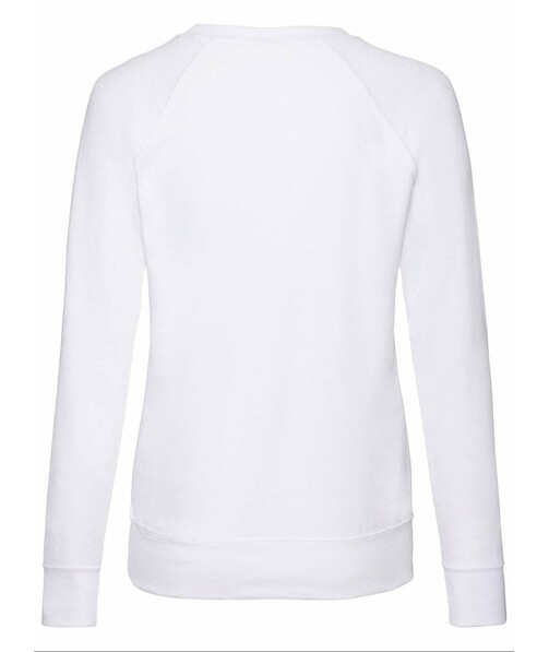 Світшот жіночий Lightweight raglan з браком дирки на одязі колір білий 3