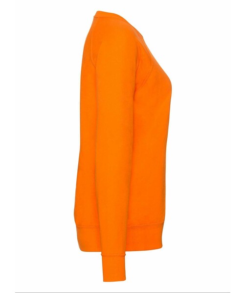 Свитшот женский Lightweight raglan c браком дырки на одежде цвет оранжевый 17