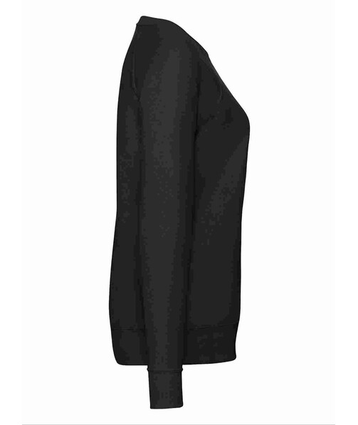 Світшот жіночий Lightweight raglan з браком п&#039;ятна/бруд на одязі колір чорний 5