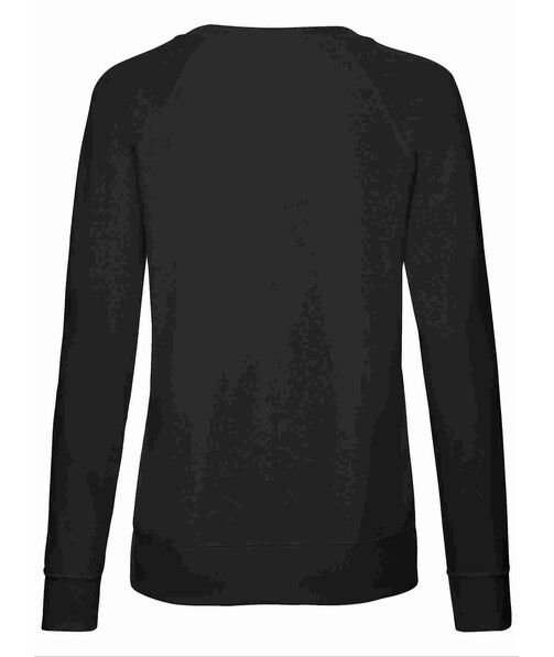 Світшот жіночий Lightweight raglan з браком п&#039;ятна/бруд на одязі колір чорний 6