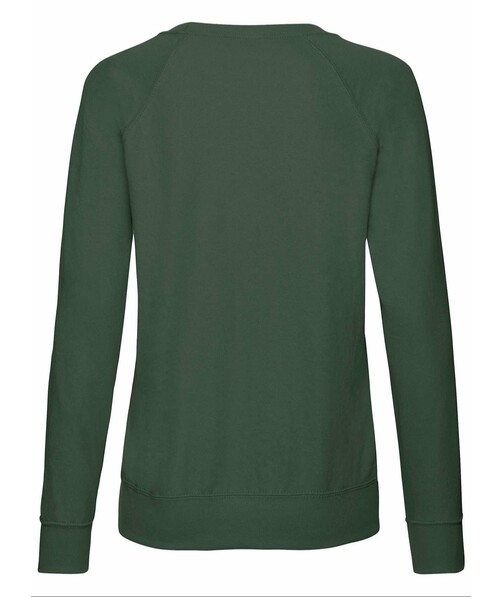 Світшот жіночий Lightweight raglan з браком п&#039;ятна/бруд на одязі колір темно-зелений 9