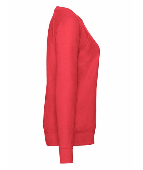 Світшот жіночий Lightweight raglan з браком п&#039;ятна/бруд на одязі колір червоний 11