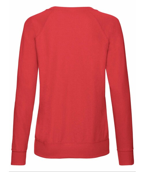 Світшот жіночий Lightweight raglan з браком п&#039;ятна/бруд на одязі колір червоний 12