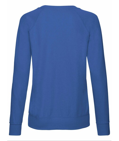 Світшот жіночий Lightweight raglan з браком п&#039;ятна/бруд на одязі колір ярко-синій 24