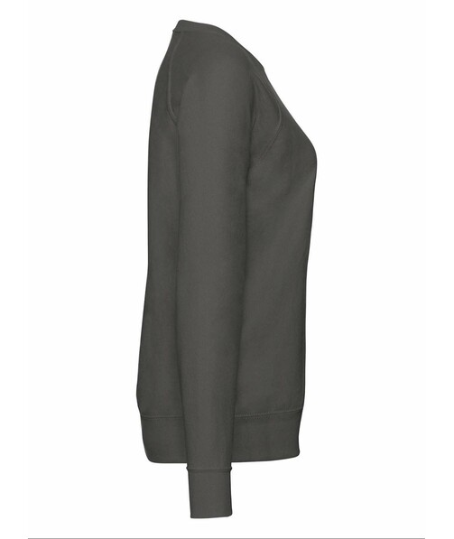Світшот жіночий Lightweight raglan з браком п&#039;ятна/бруд на одязі колір світлий графіт 35