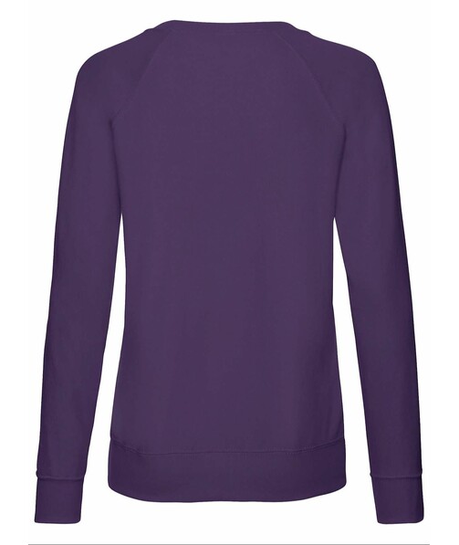 Світшот жіночий Lightweight raglan з браком п&#039;ятна/бруд на одязі колір фіолетовий 39