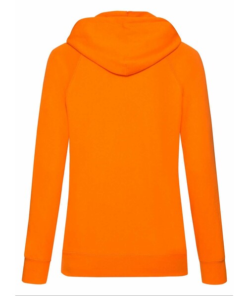 Толстовка женская с капюшоном Lightweight hooded c браком пятна/грязь на одежде цвет оранжевый 17