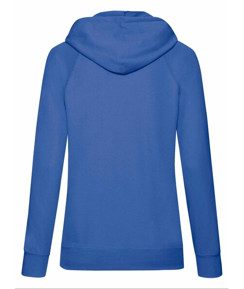 Толстовка женская с капюшоном Lightweight hooded c браком пятна/грязь на одежде цвет ярко-синий 22