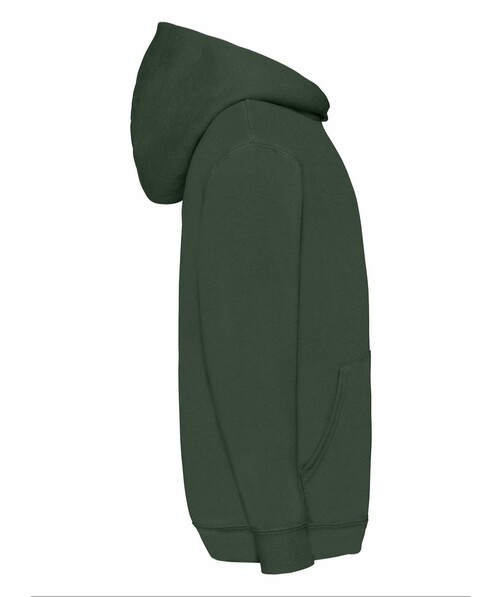 Толстовка детская с капюшоном Classic hooded c браком пятна/грязь на одежде цвет темно-зеленый 14