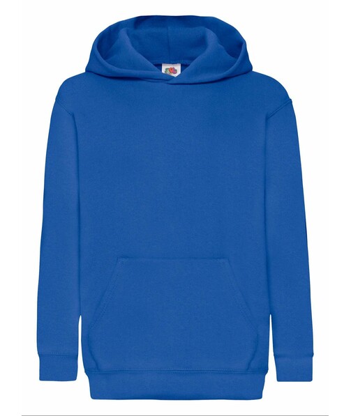 Толстовка дитяча з капюшоном Classic hooded із браком плями/бруд на одязі колір ярко-синій 25