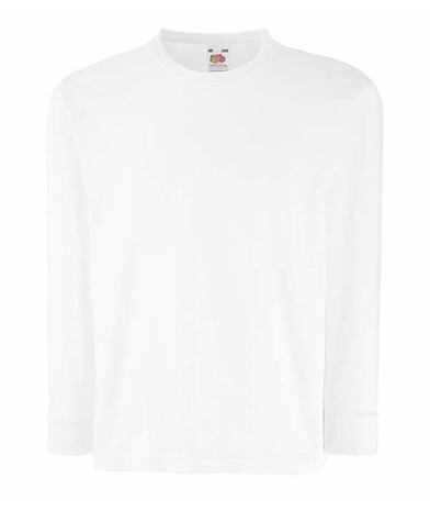 Футболки з довгим рукавом для дівчат колір білий 16