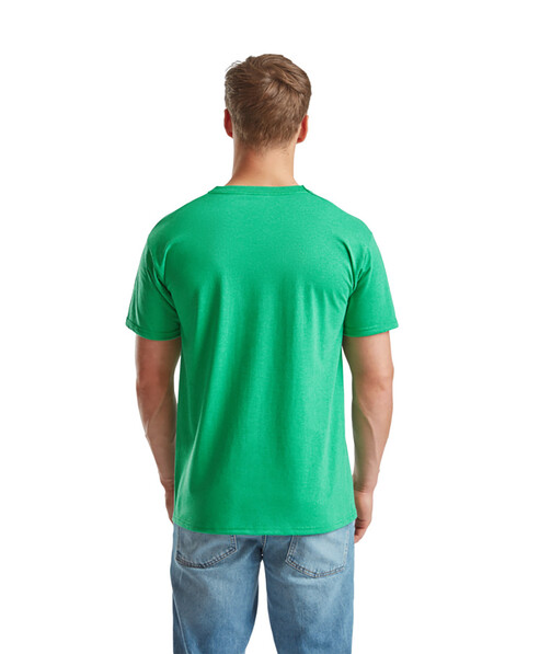 Футболка чоловіча класична Valueweight колір зелений меланж 68