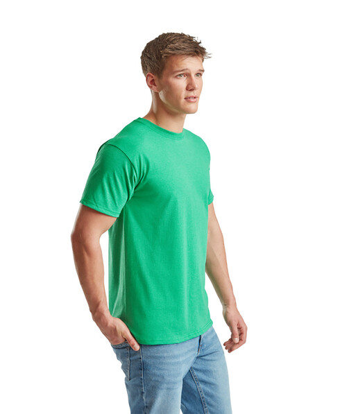 Футболка чоловіча класична Valueweight колір зелений меланж 69