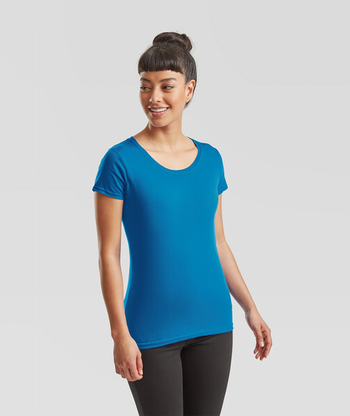 Жіноча футболка щільна Ringspun колір ультрамарін 47