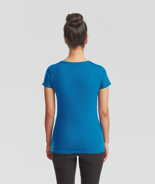 Жіноча футболка щільна Ringspun колір ультрамарін 48
