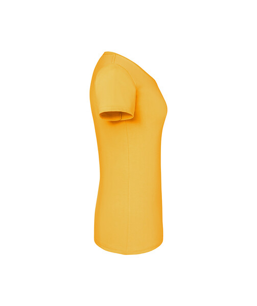 Жіноча футболка щільна Ringspun колір сонячний жовтий 58
