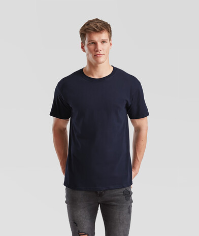 Мужская футболка плотная Iconic 195 Ringspun Premium T 0