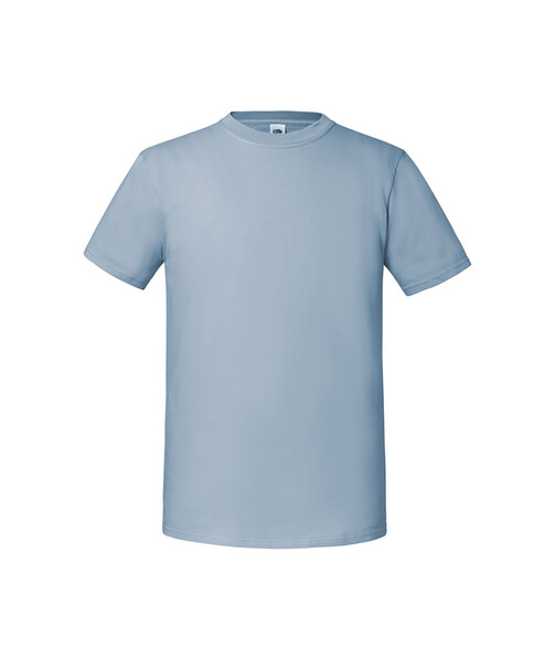 Мужская футболка плотная Iconic 195 Ringspun Premium T цвет минеральный голубой 56
