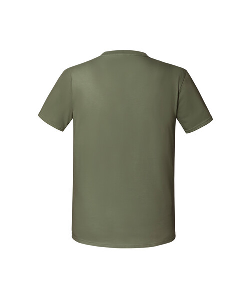 Мужская футболка плотная Iconic 195 Ringspun Premium T цвет оливковый 68