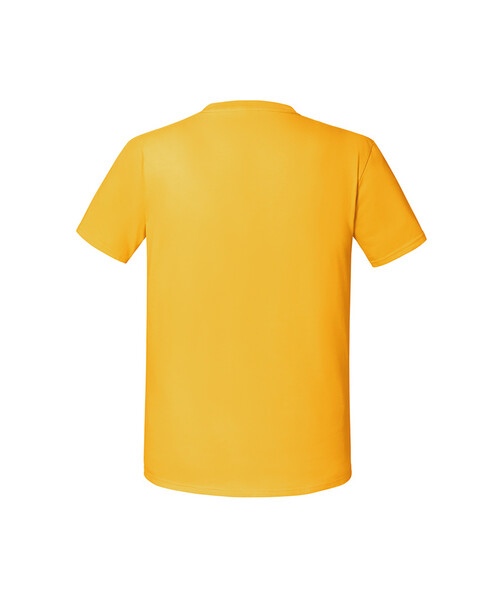 Мужская футболка плотная Iconic 195 Ringspun Premium T цвет солнечно желтый 71