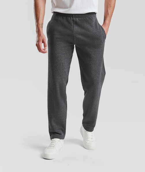 Мужские спортивные брюки Classic open hem jog цвет темно-серый меланж 3