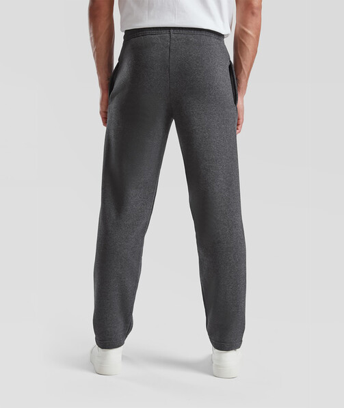 Мужские спортивные брюки Classic open hem jog цвет темно-серый меланж 4