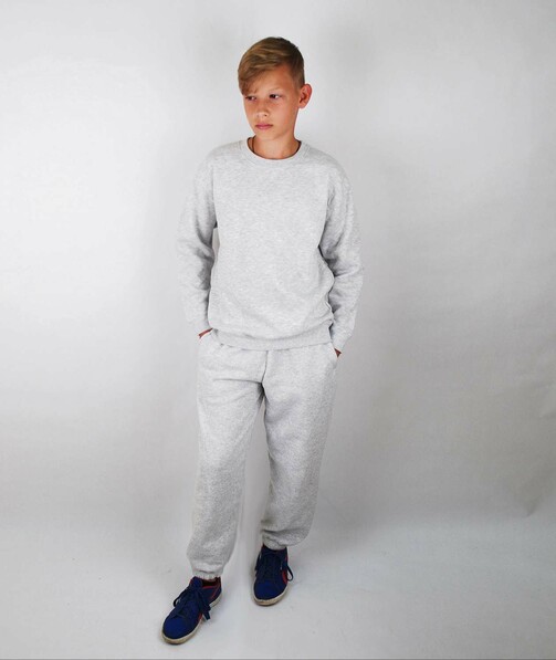 Дитячий костюм толстовка та штани Classic raglan tracksuit колір сіро-ліловий 6