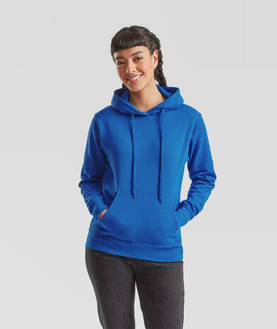 Толстовка женская с капюшоном Classic hooded цвет ярко-синий 43