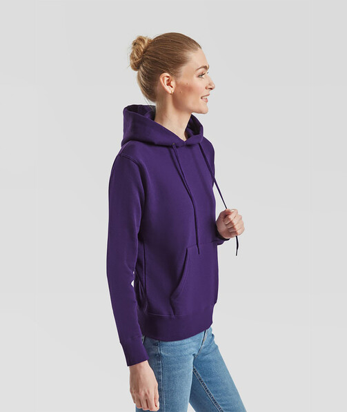 Толстовка женская с капюшоном Classic hooded цвет фиолетовый 2