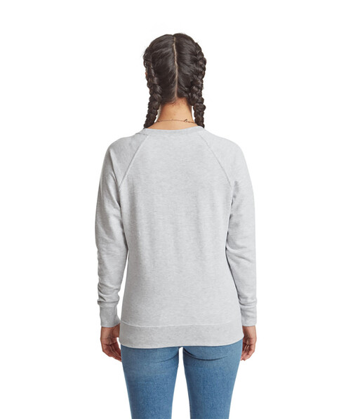 Свитшот женский Lightweight raglan цвет серо-лиловый 3