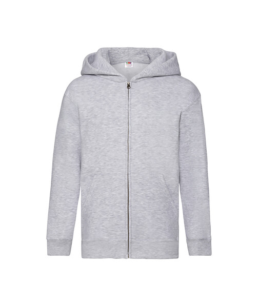 Толстовка детская на молнии Premium hooded jacket цвет серо-лиловый 0