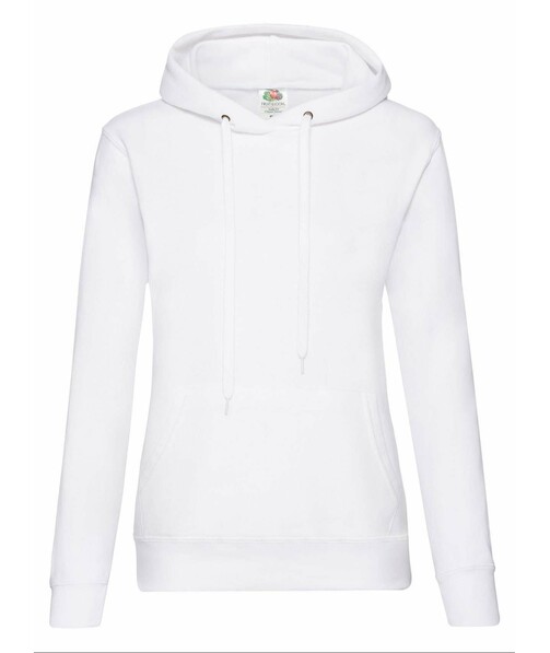 Толстовка женская с капюшоном Classic hooded цвет белый 1