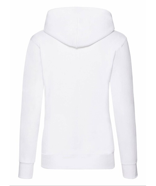 Толстовка женская с капюшоном Classic hooded цвет белый 3