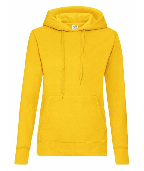 Толстовка женская с капюшоном Classic hooded цвет солнечно желтый 7