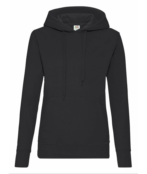 Толстовка женская с капюшоном Classic hooded цвет черный 10