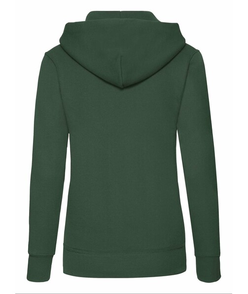 Толстовка женская с капюшоном Classic hooded цвет темно-зеленый 15