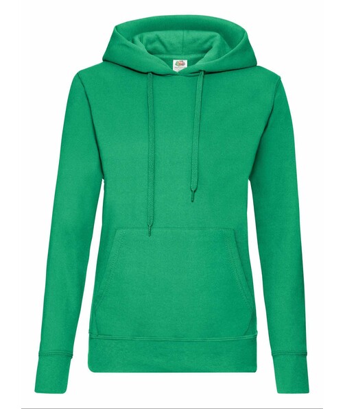 Толстовка женская с капюшоном Classic hooded цвет ярко-зеленый 22